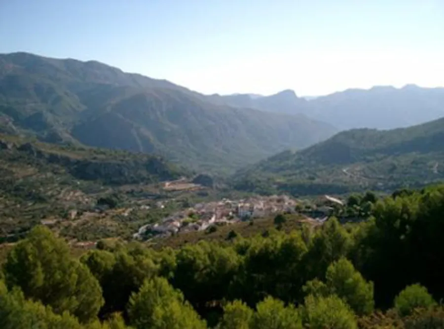 Vistas de Confrides y sus montañas