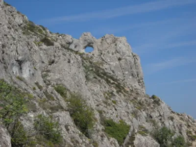 Paisaje de montaña en la ruta