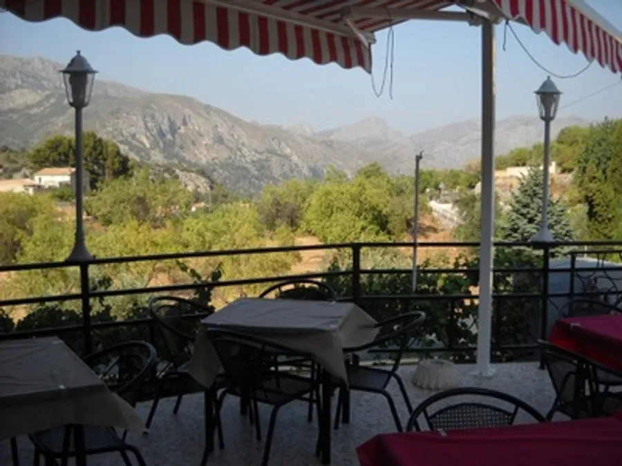 Terraza exterior del restaurante